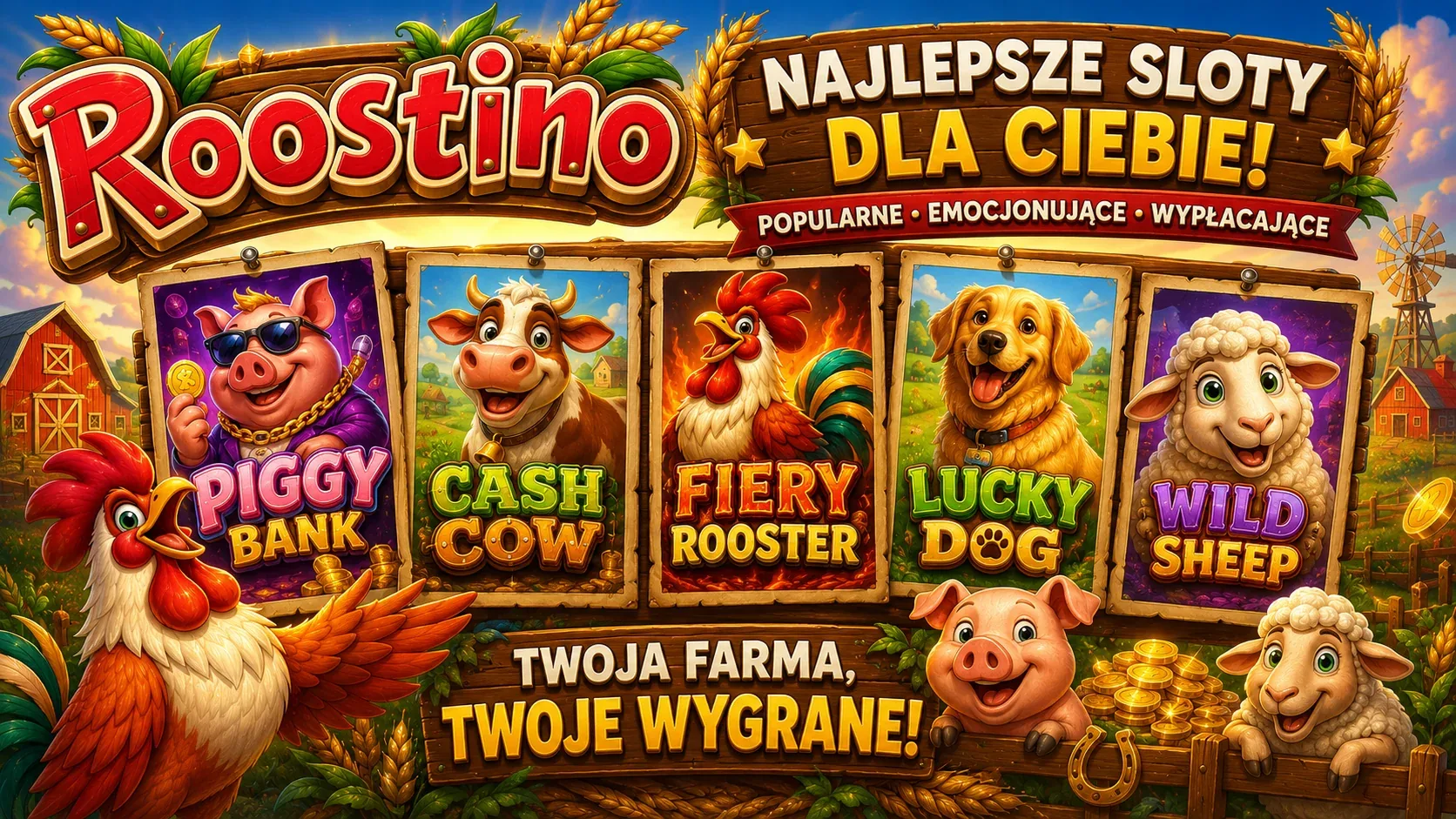 Najlepsze sloty w kasynie Roostino